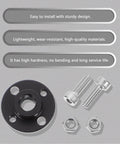 2 Pack T8 Lead Screw POM Nut For 3D Printers And Machine Tool Rails, Pro Grade POM Plastic Nut With Easy Install, Low Maintenance, Durable Smooth Travel For Stepper Motors And Linear Motion Systems. Black POM lead screw nut with screws and nuts