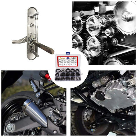 340Pcs Snap Ring Kit External Circlip Retaining Clip Rings Set Alloy Steel 65Mn 15 Sizes From 4mm To 28mm Rust Resistant