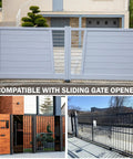 Sliding gate with Magnetic Limit Switch Replacement Magnet For Sliding Gate Opener Driveway Stopper Two Pack visible