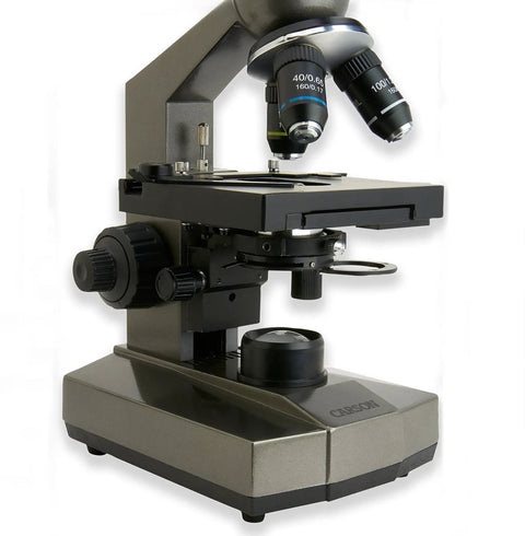 Starter Grade 100x To 1000x Compound Microscope For Students With Mechanical Stage 360 Degree Rotatable Head All Glass Optics