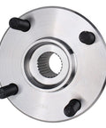 Beefed Up Front Wheel Hub Bearing Assembly Set Of 2 Rolls Like New With Dead Simple Swap For Non Abs Toyota Corolla And Chevy Prizm Builds Built To Conquer Rough Roads, showing front view with steel core and mounting bolts.