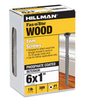 Deck Fasteners You Can Trust With Beefy Square Drive Trim Screws Size Six By One Inch Flat Head Type 17 Point Black Phosphate Steel Rust And Corrosion Resistant 1 Lb Box