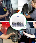 Internal Tooth Lock Washers And Push On Fastening Clips Kit for industrial mechanical projects, shown with automotive use