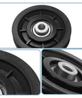 Heavy Duty 3.5 Inch Universal Nylon Bearing Pulley Wheel Replacement For Cable Winches And Home Gyms close-up of sealed bearing design