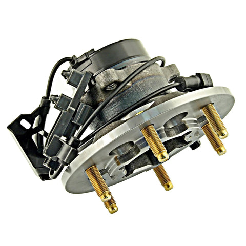 Front Passenger Side Wheel Hub And Bearing Assembly High Carbon Steel with wiring and precision seals for tough roads.