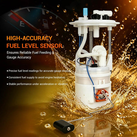 Heavy Duty Electric Fuel Pump Module Assembly Direct Drop In Compatible With Hyundai Santa Fe Sport 2013 Through 2018 2 4 Liter Motor, featuring precision sender unit.
