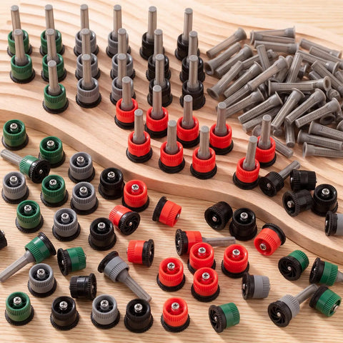 16 Pack Adjustable Arc Sprinkler Nozzles Easy Install High Efficiency Replacement Pop Up Heads For Rain Bird Hunter Orbit