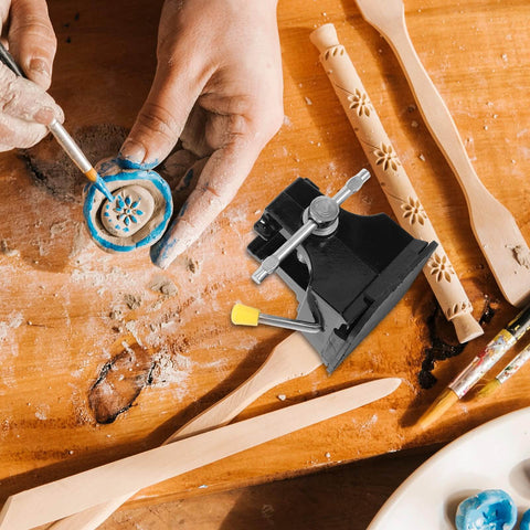 Mini Bench Vise Suction Clamp For Tabletop Workholding Portable Desk Carving Jewelry And Model Making Vise in woodworking setup