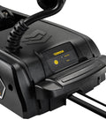 Terrova QUEST Bow Mount Electric Trolling Motor control panel with brushless drive features for smooth freshwater sessions.