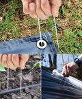 Heavy Duty 8 Inch Landscape Staples Made From 8 Gauge Galvanized Steel For Lawns, Weed Barriers, Landscape Fabric, Irrigation Hoses And Tent Pegs 125 Packs Of Rugged Rust Proof Stakes For Outdoor Use
