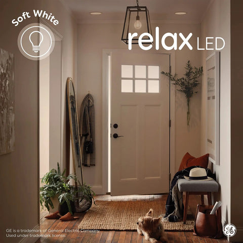 Top Tier Energy Efficient Soft White Led Light Bulbs 65 Watt Equivalent Br30 Indoor Flood Lamp Four Pack used in cozy entryway.