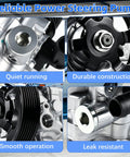 Reliable Solid Build Power Steering Pump And Pulley For Honda Accord Ex Lx 2003 2007 2 4L with smooth operation features.