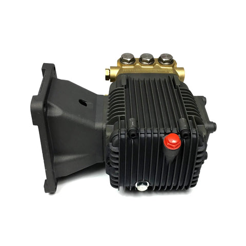 Horizontal Shaft Pressure Washer Pump 1 Inch Inlet For Honda GX340 GX390 Engines Beefy 3600 PSI Four Point Seven Six GPM Triplex High Pressure Pump Replaces Cat General AR