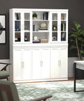 Versatile Modular Storage Shelf With Three Adjustable Shelves Stackable Closet Organizer Featuring Clean Trim Solid Backing Easy Peasy Setup in home office.