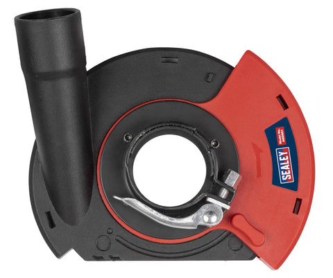 Adjustable Angle Grinder Dust Shroud With Swivel Hose Hookup And Slick Edge Guard Fits 115 To 125 Mm Tools, heavy duty design.