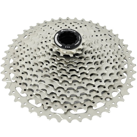 12 Speed Gravel Bike Cassette 11-46T HG Spline Compatible M And L Silver With ZEOSS Sticker 540g OEM Package Easy Shifts On Gravel
