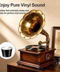 Hella Grippy Rubber Speaker Isolation Feet Self Adhesive Anti Vibration Damping Silicone Bumpers For Guitar Amps Studio Monitors And Audio Gear Eight Pack under a vintage gramophone.