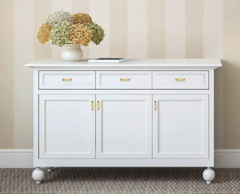 Top Shelf Gold Cabinet Handles And Bar Pulls For Kitchen Cupboards And Bathroom Drawers With Exact 3 Inch Center To Center Mounting on white cabinet.