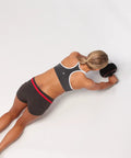 Killer Ab Rocker And Complete Core Toning Setup featuring user demonstrating proper use of ab roller on a flat surface.