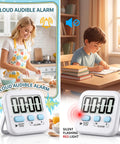 Top Shelf Two Pack Digital Timer With Built In Memory Dead Reliable For Kitchen Cooking Classroom Tasks And Quick Meal Prep Drop In And Play Design Comes Fully Loaded With Batteries Ready To Roll.