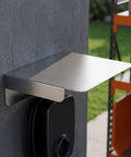 Heavy-Duty Stainless Steel EV Charger Cover Built To Take On Any Damn Weather Condition While Providing Rock Solid Protective Housing For Outdoor Electric Vehicle Charging Setup With Superior Waterproof Shielding mounted on wall.