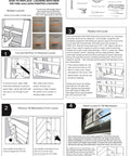 Solid Hardwood Shutter Louver Replacement Kit Five Pack Includes Sturdy Spring Loaded Pins And Brass Screws To Fix Busted Exterior Shutters Quick With Smooth Extra White Paint Finish Built Tough For Your Next Weekend Diy Home Repair Project, installation guide with step-by-step instructions.