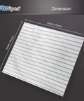 AAWipes cleanroom wipe cloths, front view, 6x6 in, lint-free ESD polyester wiper cloths, 100 pcs