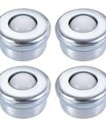 Premium Eight Millimeter Nylon Ball Transfer Bearing Unit Spins Smooth And Carries Heavy Loads Without A Sweat Drop In Design, pack of four.