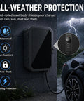 Heavy Duty Cold Rolled Steel Outdoor Electrical Enclosure For Charger Station With Tough As Nails Corrosion Resistant Shell and No Nonsense Weather Shielding in rainy conditions.