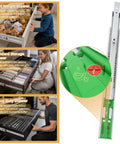 Bulletproof Heavy Duty Ball Bearing Drawer Slides Five Pair 22 Inch Full extension track with green adjustment details.