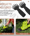 Two Pack Replacement Hedge Trimmer Blade Assembly 302348001 for Homelite and Ryobi P2900 series on grass