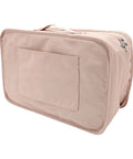 Heavy Duty Mesh Travel Dresser, Large Capacity Hanging Closet Organizer with a side pocket, lightweight fabric for travel.