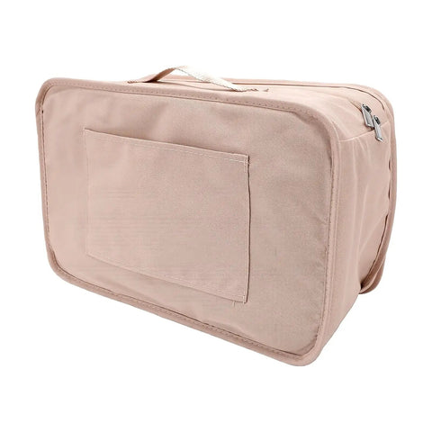 Heavy Duty Mesh Travel Dresser, Large Capacity Hanging Closet Organizer with a side pocket, lightweight fabric for travel.