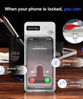 Get The Vibe On Track With This Timed Phone Lock Box Perfect For Digital Detox Warriors Who Wanna Ditch The Screen Time Stress And Maximize Productivity Lock Away Your Device Crush Your Daily Grind And Level Up Your Focus Game. Phone displayed in a timer lock box, showing call and charging options.