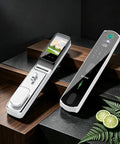 Wifi Video Doorbell Smart Lock Featuring Eight Keyless Methods Palm Vein Facial Recognition showcasing sleek design and touchscreen.