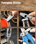 Absolute Badass Titanium EDC Pry Bar And Multi Wrench Combo, lightweight tool for prying, opening bottles, and screwdriving.