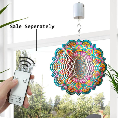 Remote controlling Disco Ball Motor For Wind Spinner And Mirror Ball Chimes Hang Display Rotating Motor with decor