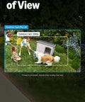 Wide field of view comparison with Outdoor Battery Security Camera 2K Wide View With Ring Vision For Home Or Small Business