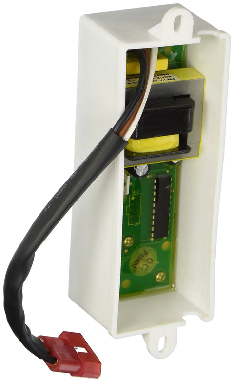 Top Shelf Heavy Duty Fan Speed Controller Switch For Exhaust Fans, white plastic housing, visible circuit board and wiring.