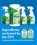EcoClean Disinfecting Wipes Multipurpose Plant Based Formula That Kills 99.9 Percent Of Germs In Minutes, 75 Count with sprays