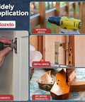 Using 225 Piece Wood Screws Set With Phillips Flat Head Countersunk Self Tapping for wood on cabinets, fences, hinges, DIY projects.