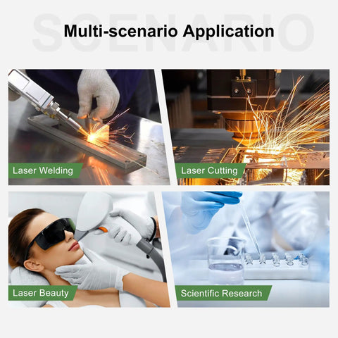 Kickass Od6 Plus Laser Safety Glasses For Ultimate Eye Protection in laser welding, cutting, beauty treatments, and research.