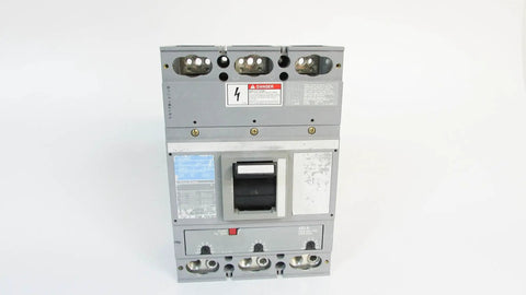 Top Shelf 450 Amp 600 Volt Three Pole Industrial Circuit Breaker with thermal magnetic protection for heavy duty use.