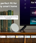 55 Inch QLED Smart TV With Sharp 4K Resolution And Rich HDR10 Colors Plus Slick Built In Apps For Smooth Streaming and voice commands display.
