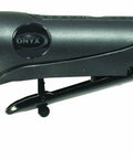 ONYX Composite 1 Quarter Inch 90 Degree Angle Die Grinder With Rear Exhaust side view showing compact black and red design