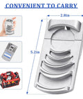 PVC Deburring Tool For Plastic Pipe Set Six Size One And A Quarter Inch To Four Inch Reamer Chamfer Tool dimensions shown