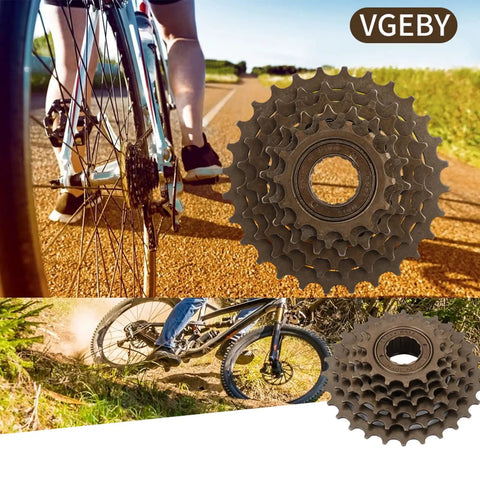 6 Speed Mountain Freewheel Sprocket with Metal Construction For Smooth Chain Rotation, Antirust and Antiwear Gear