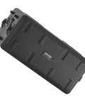 Kickass 4U Rack Mount Case Shallow Flight Box With Integrated Mic Storage heavy duty polyethylene build, top view of storage unit.