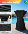 Rugged Waterproof Patio Heater Cover For Portable Tabletop Heaters 18-Inch By 25-Inch Fits COH-500 And Similar Infrared Heaters