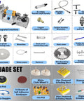 Beast Mode Flexible Shaft Bench Grinder Polishing Drill For Jade Wood Jewelry Crafting With Hustle Ready Aluminum Rod accessories and toolset